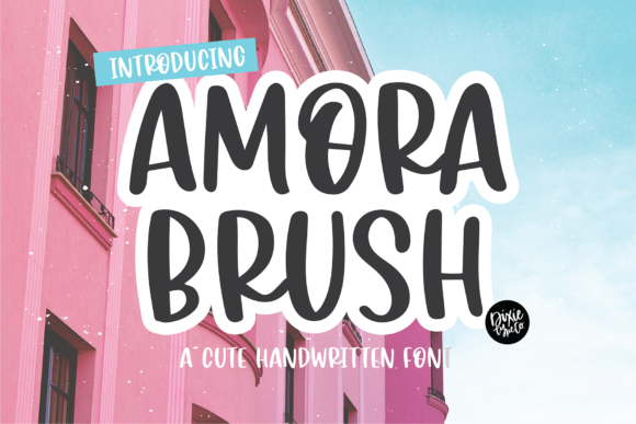 Amora Brush: A Creative Font for Campaigns