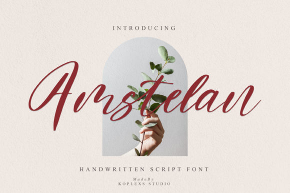 Amstelan: Elegant Script for Branding
