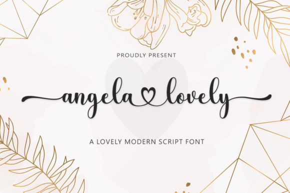 Angela Lovely Font Review