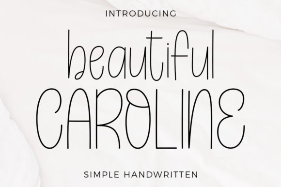 Beautiful Caroline Font for Handmade Creators