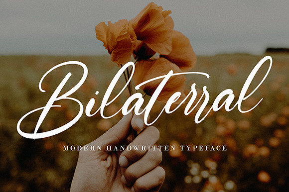 Bilaterral: A Cursive Font for Creative Brands