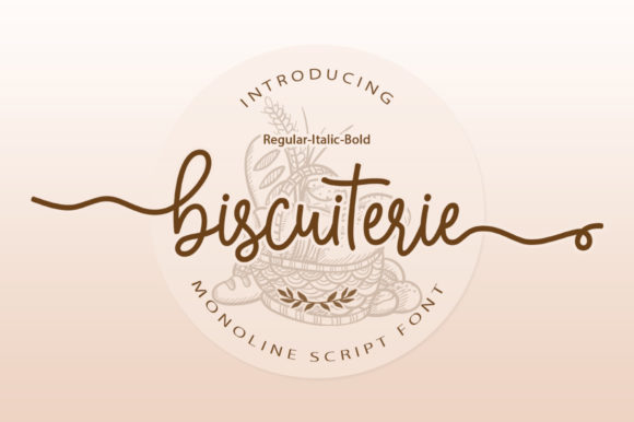 Biscuiterie: A Romantic Script for Luxurious Design
