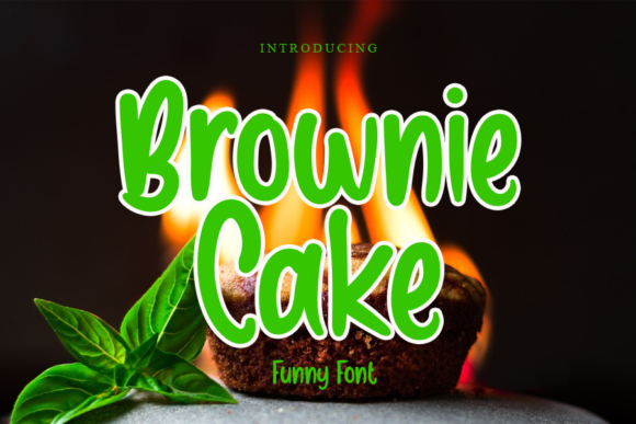 Brownie Cake Font Review