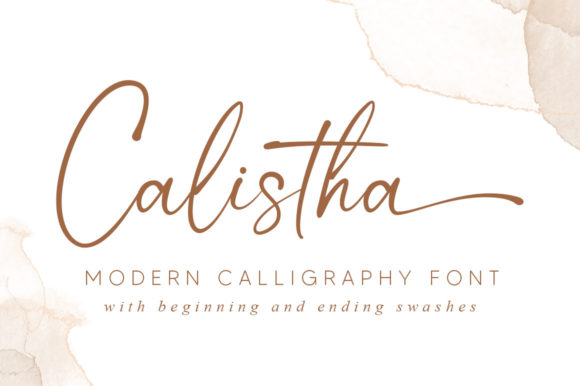 Calistha: A Delicate Script Font