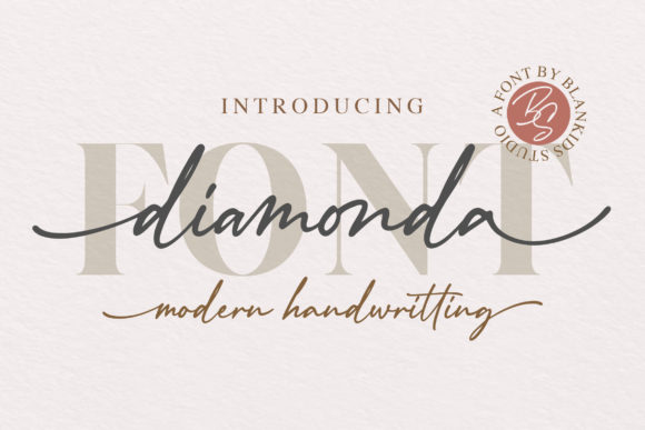 Diamonda: A Handwritten Font for Creative Campaigns