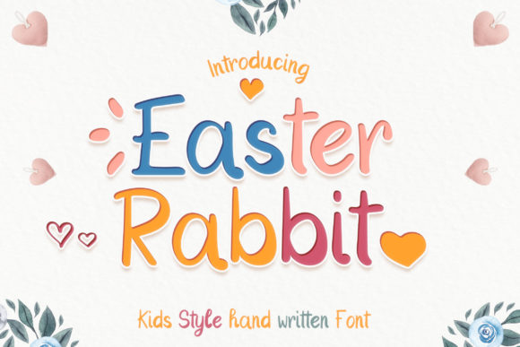 Easter Rabbit Font for Business