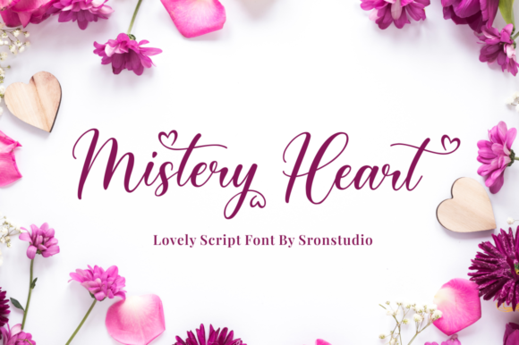 Mistery Heart: A Whimsical Script Font