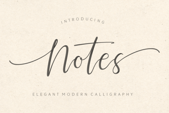 Notes: A Script Font for Real Projects