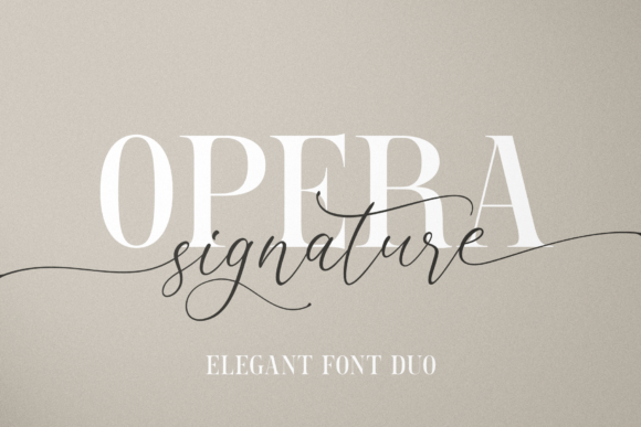 Opera Signature: A Font for Business Elegance