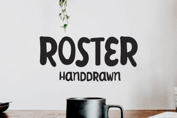 Roster: A Handwritten Font for Creative Expression