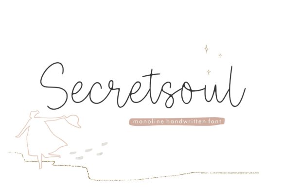 Secretsoul Monoline: A Refined Script Font