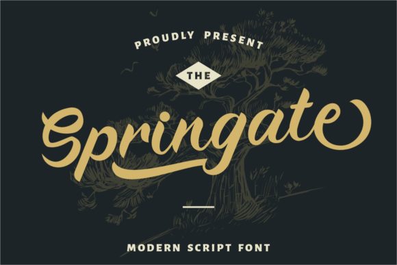 Springate: A Handwritten Font for Creative Marketing