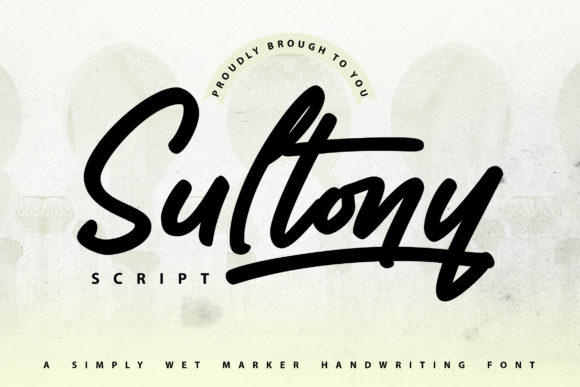 Sultony Marker Handwriting Font
