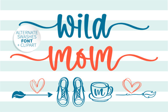 Wild Mom Font for Creative Projects